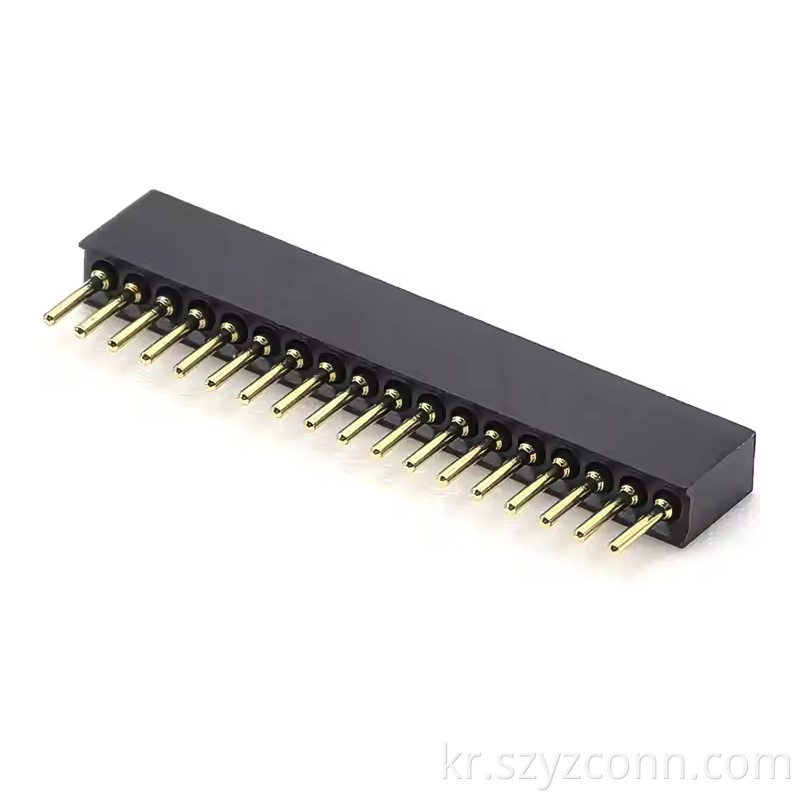 1.27mm Pitch Machined Female Header Straight H4.1mm 118P (3)